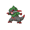 Fraxure Pokedex sprite