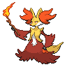 Delphox Pokedex sprite