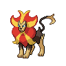 Pyroar Pokedex sprite